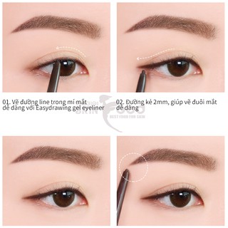 Chì Kẻ Mắt Merzy Easydrawing Gel Eyeliner