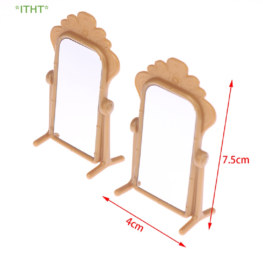 Gương Trang Điểm Mini Tỉ Lệ 1: 12 Dành Cho Nhà Búp Bê Mới