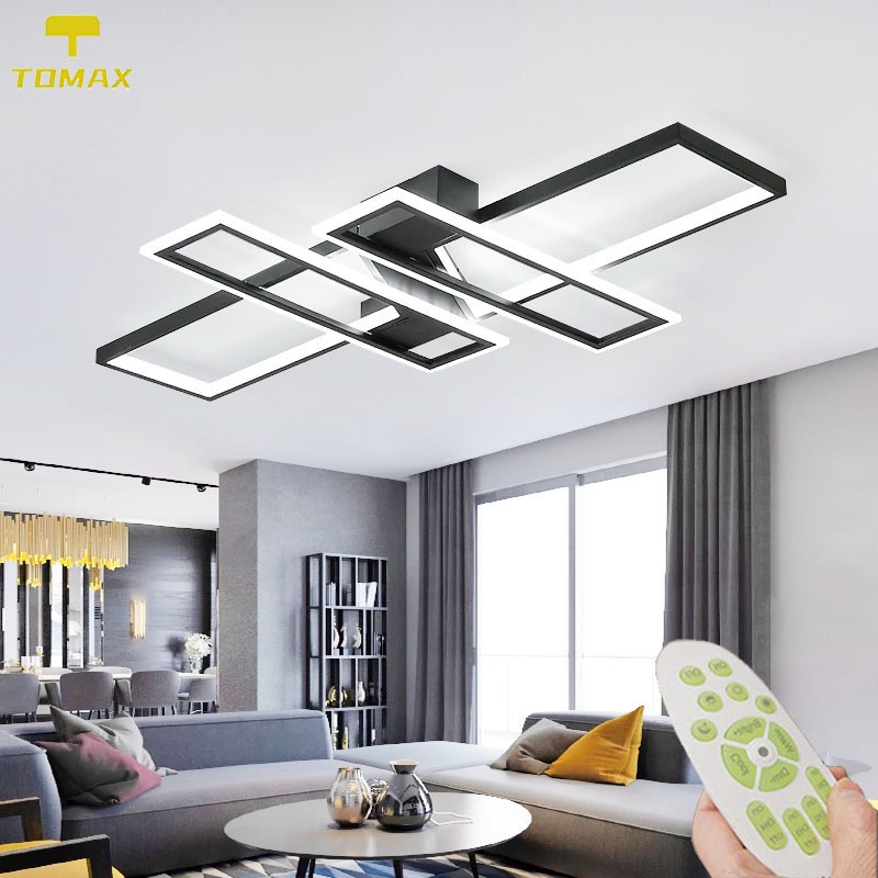 [Làm mờ từ xa](Bảo Hành 2 Năm) Đèn Trần Led Hiện Đại Thích Hợp Cho Phòng Ngủ Phòng Khách (Có Điều Khiển Từ Xa)