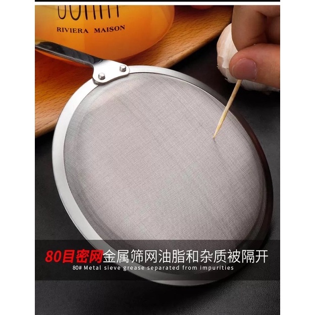 Dụng Cụ Hớt Bọt, Lọc Dầu Mỡ, Lọc Thức Ăn Đa Năng Cao Cấp Inox 304 Không Gỉ