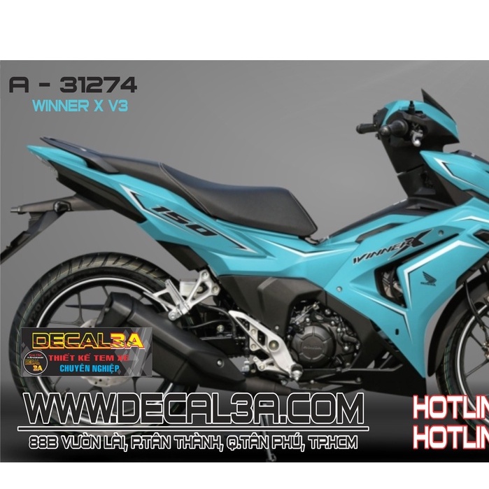 Tem Winner X V3 chỉ