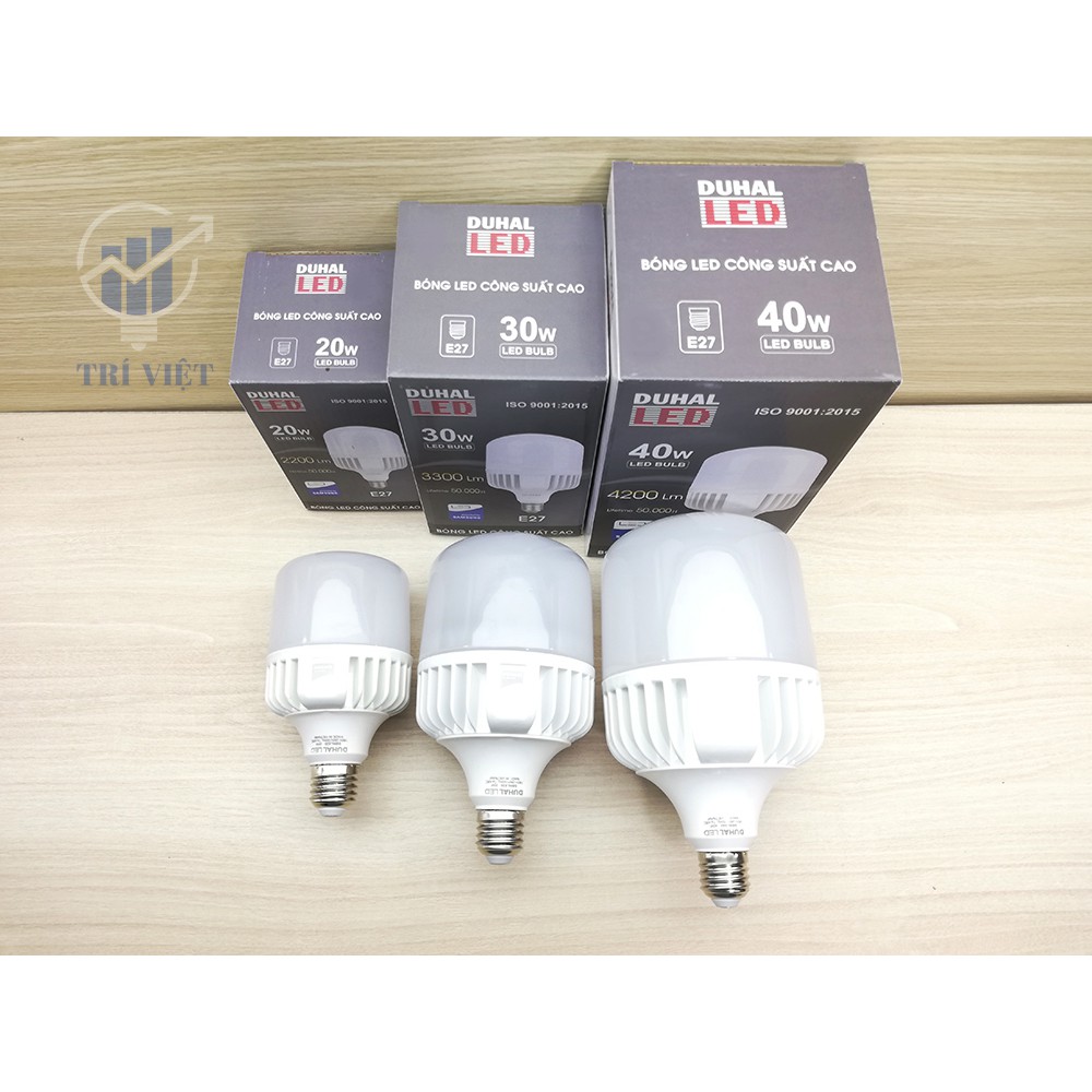 Đèn Led Trụ Duhal - 20W, 30W, 40W - Bảo Hành 1 Năm - 6500k ánh sáng trắng