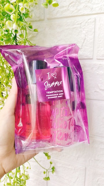 Set 2 chai xịt thơm body Victoria's Secret | Thế Giới Skin Care