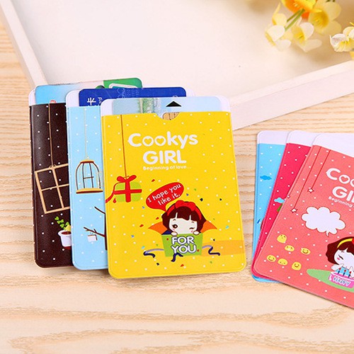 Túi đựng thẻ căn cước công dân, giấy tờ in hình dễ thương T2 Giá Rẻ