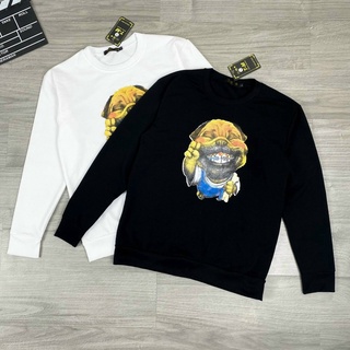 Áo Sweater nỉ CHÓ NIỀNG RĂNG thu đông nam nữ