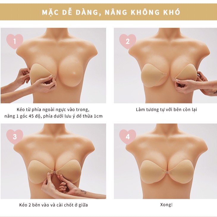 Áo ngực dán NUBRA cài trước nữ Air Space 1925039 | BigBuy360 - bigbuy360.vn