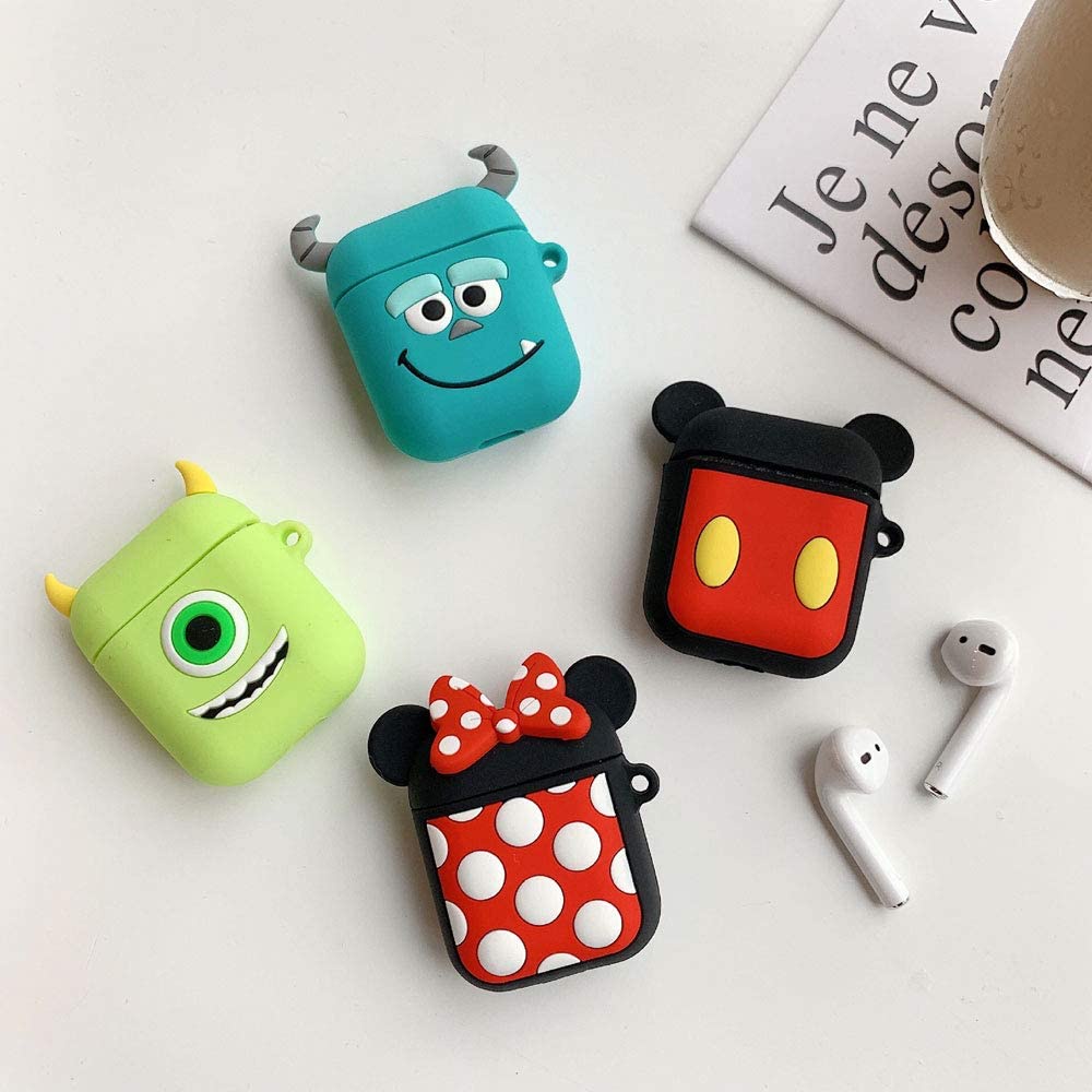 Vỏ Ốp Case Airpod Airpods bảo vệ bao đựng tai nghe không dây bluetooth 1/2/Pro/i12/i9/i7/tws Nhiều Hình Dễ Thương