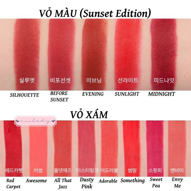 Son V BTS sử dụng