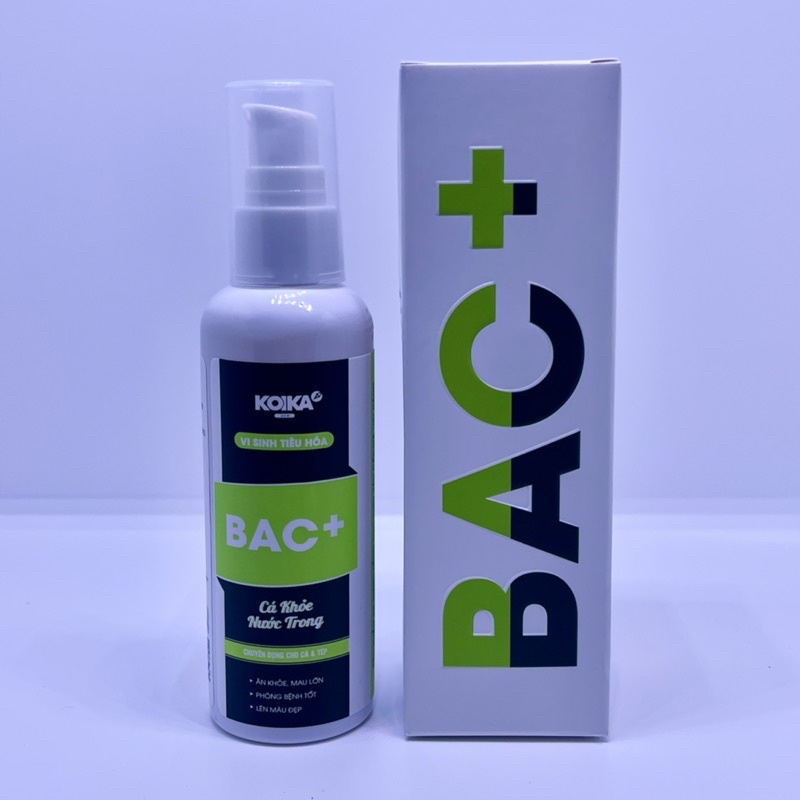 Koika BAC+ Men tiêu hoá cho cá - Vi sinh tiêu hoá chuyên dùng cho cá và tép cảnh