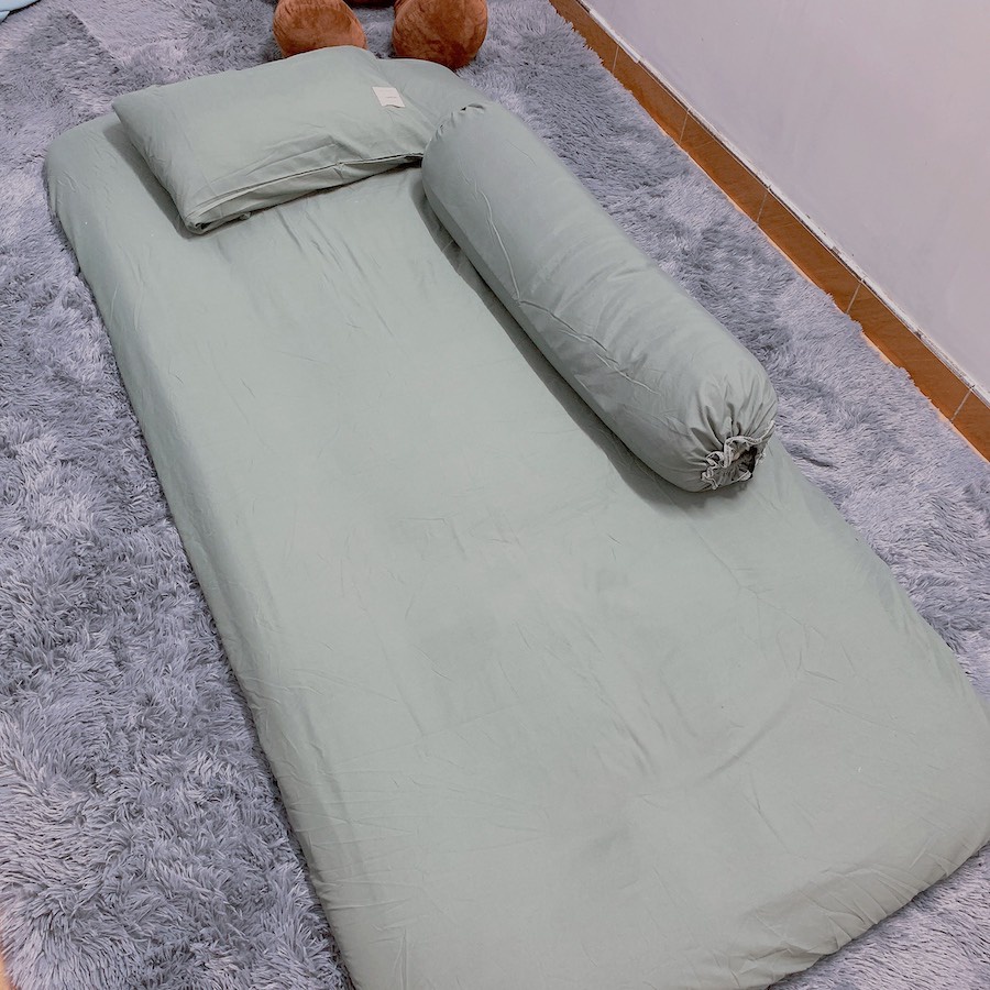 Ga nệm/Drap nệm Cotton Tici Hàn siêu mát 1mx2m 1m2x2m 1m4x2m 1m6x2m | Cho nệm 7cm | Không kèm vỏ gối ôm | BigBuy360 - bigbuy360.vn