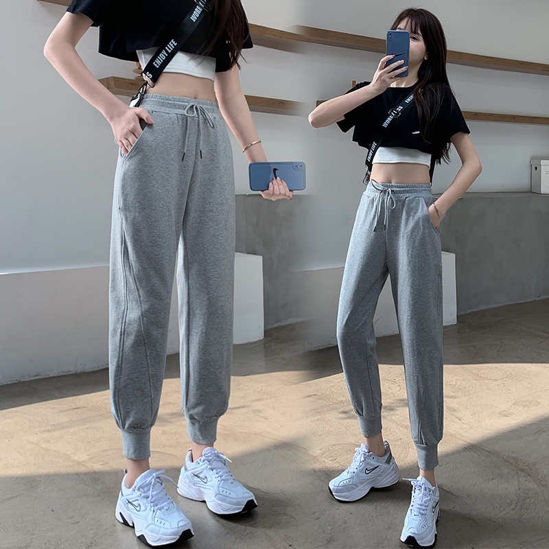 NRVP Quần Thể Thao Ống Rộng Phong Cách Thời Trang Hàn Quốc Dành Cho Nam Và Nữ