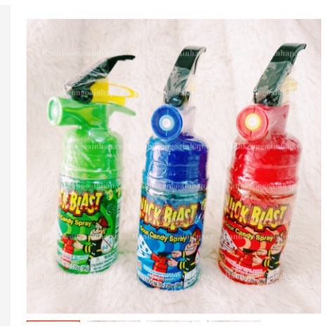 Kẹo đồ chơi hình bình xịt chua bình cứu hỏa Quick Blast