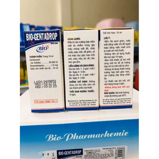 Bio Gentadrop - Nhỏ mắt chó, mèo (lọ 10ml)