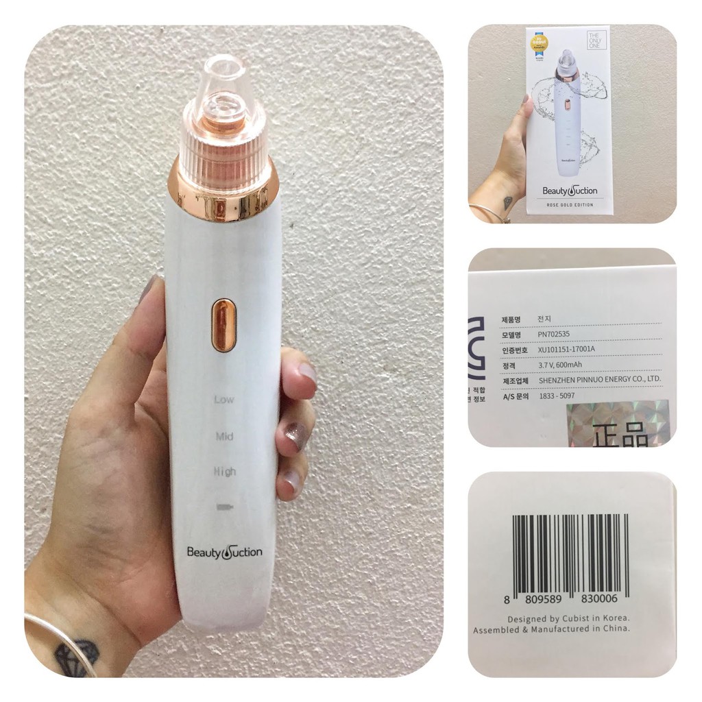 Máy Hút Mụn Tốt Nhất Beauty Suction Face Factory 💖FREESHIP💖 Máy Hút Mụn HALINCT609G