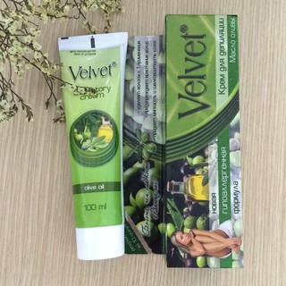 Kem Tẩy Lông Velvet Olive Oil Dành Cho Da Nhạy Cảm