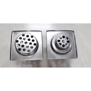 CẦU GA CHẮN RÁC SÂN THƯỢNG, BAN CÔNG, PHỄU THOÁT NƯỚC MƯA ĐẾ VUÔNG D60, 76 VÀ D90 INOX SUS 304 CAO CẤP