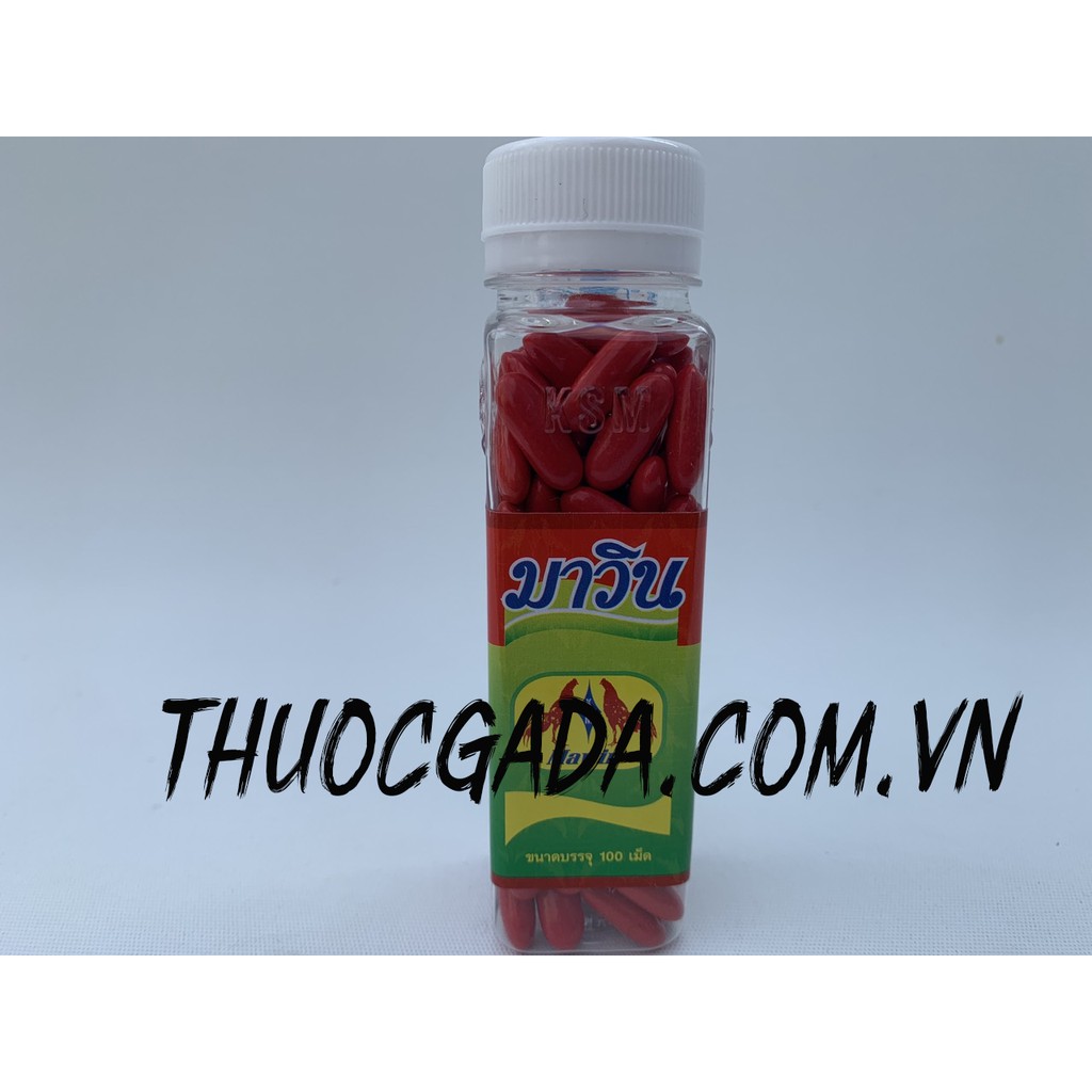 Thuốc Nuôi Gà Đá MaWin (Sắc Thái) Giúp Cung Cấp Vitamin Dưỡng Chất Thiết Yếu Cho Chiến Kê (2 Hộp 200 Viên)