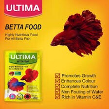 T23,T24 - ULTIMA BETTA 20g 45g hạt mịn - Thức ăn dinh dưỡng cao dành cho tất cả cá lia thia ( Betta)
