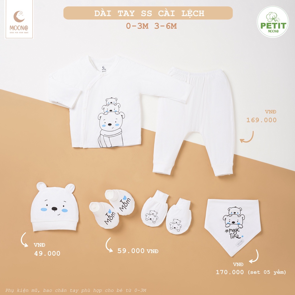 BỘ mũ tay chân MOON