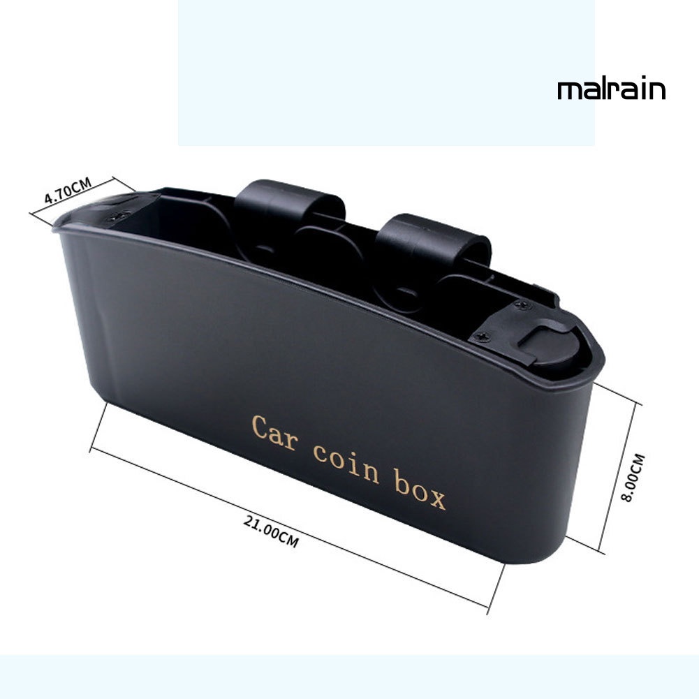 Hộp Đựng Tiền Xu / Điện Thoại Bằng Nhựa Gắn Cửa Xe Hơi Tiện Dụng