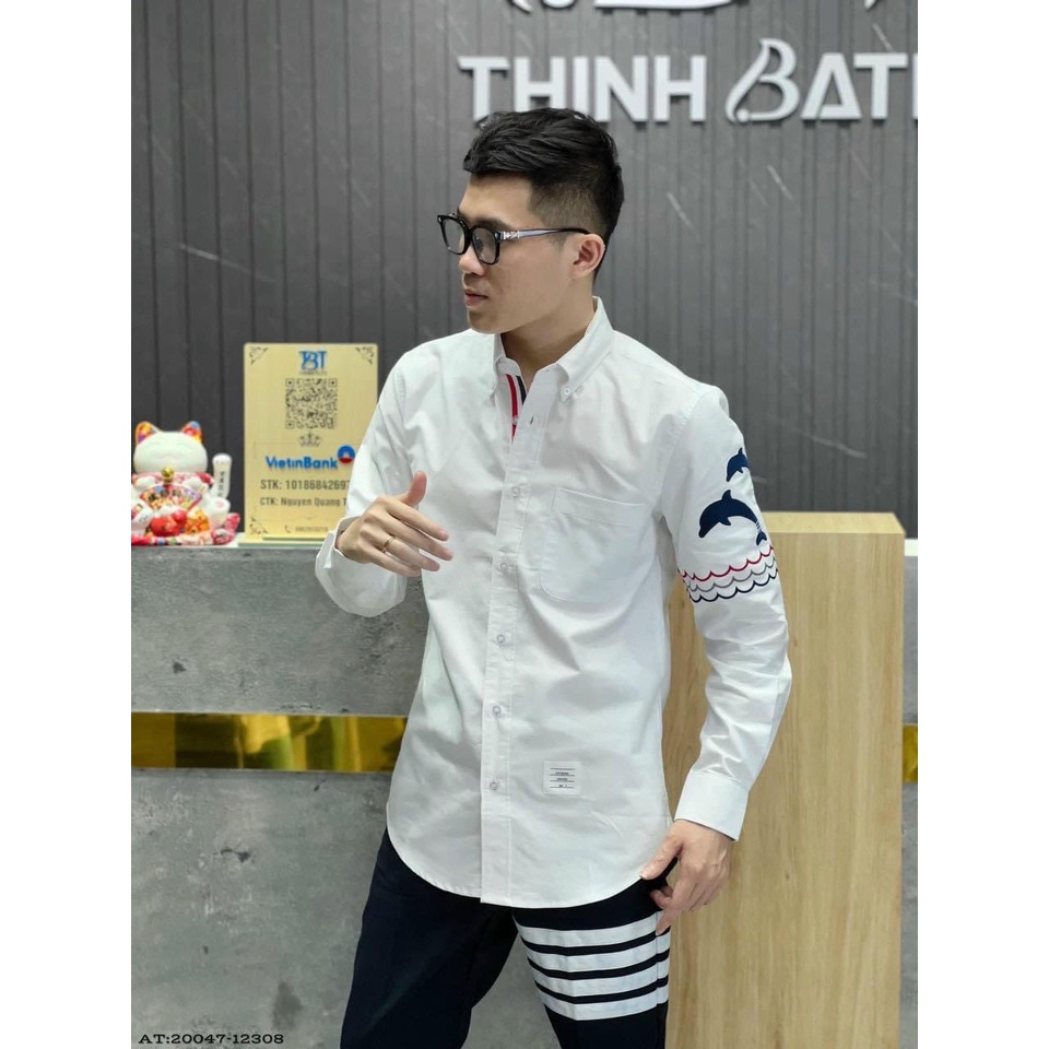 ÁO SƠ MI NAM THÊU HÌNH NY SIÊU ĐẲNG CẤP XU GƯỚNG MỚI  shop trangmon68