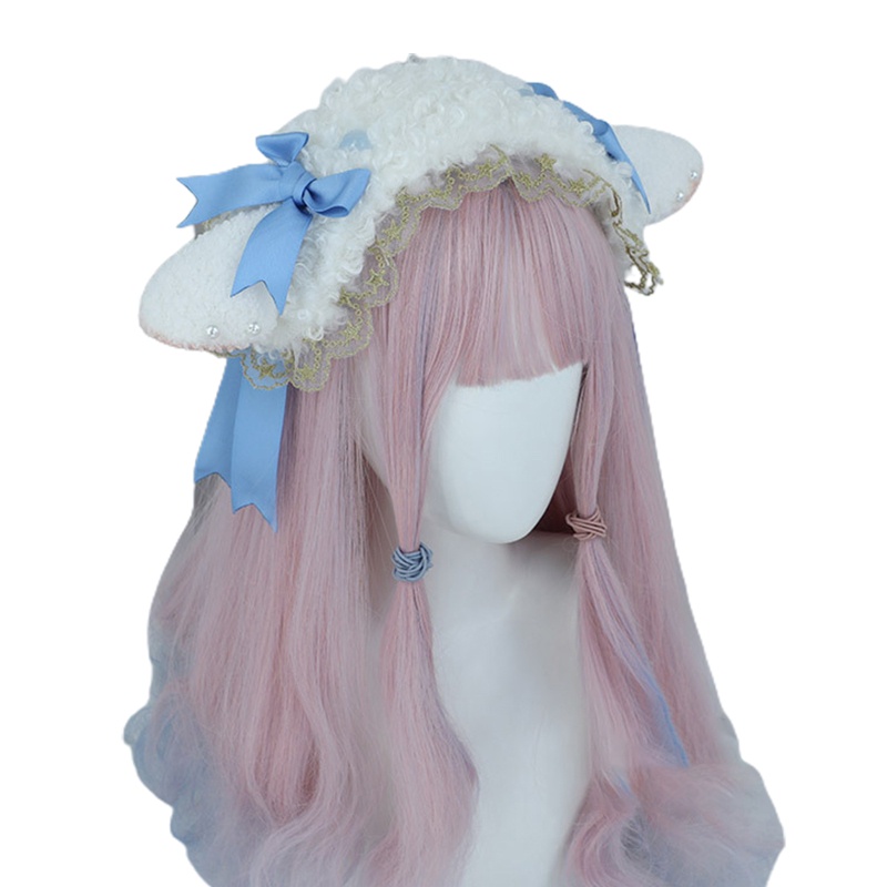 Băng Đô Cài Tóc Đính Nơ Họa Tiết Hoạt Hình Phong Cách Lolita