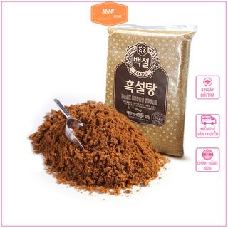 Đường Đen Nâu Hàn Quốc BEKSUL1kg MIMI STORE Nguyên Liệu Làm Trà Sữa Trân Châu Tự Pha Trà Lài Thái Xanh Thái DR029-1