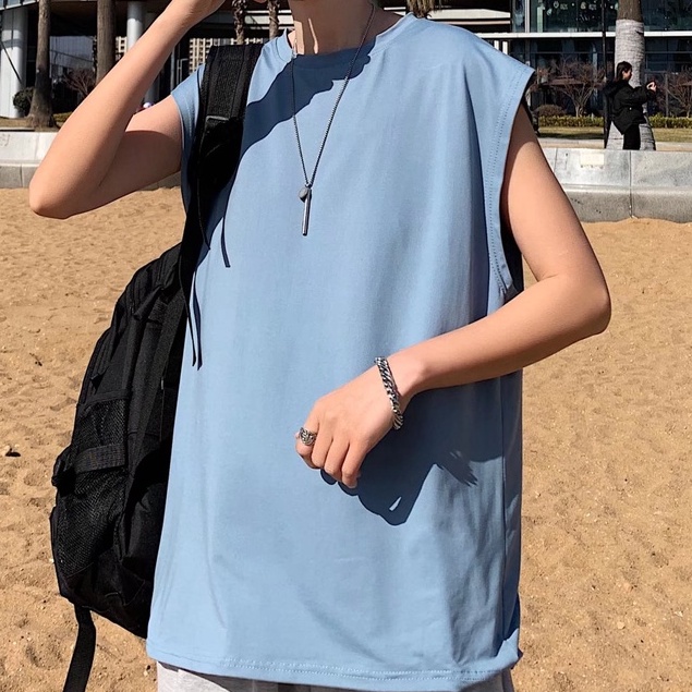 Áo Thun Ba Lỗ Thể Thao Thoáng Khí Khô Nhanh Có 7 Màu Thời Trang Phong Cách Hàn Quốc Cho Nam