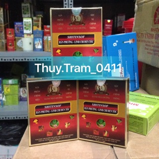 Dầu gội đen tóc Shitinsof hộp 3 gói