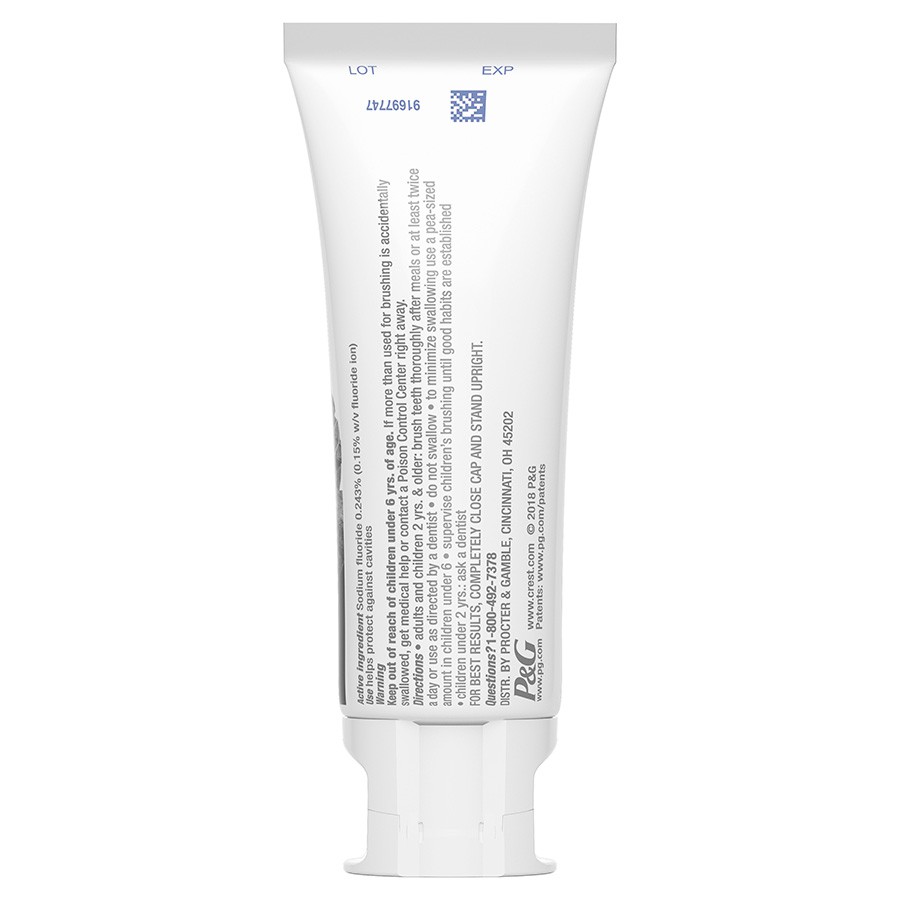 Kem đánh răng Crest 3D White Whitening Therapy Charcoal Deep Clean 116g