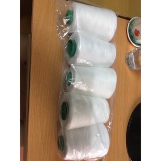 Combo 100 cuộn chỉ khâu bao 2lạng- chỉ may bao tải màu trắng