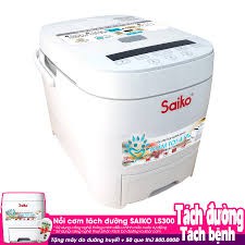 [Mã ELMS05 giảm 5% đơn 300k]Nồi cơm tách đường Saiko LS 300 (3 lít )tặng máy đo đường huyết và 50 que thử