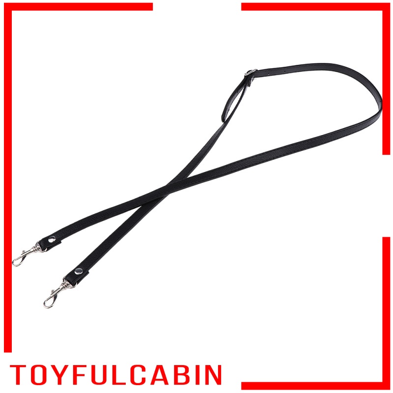 [Toyfulcabin] Dây Đeo Túi Xách Bằng Da Có Thể Điều Chỉnh Kích Thước Màu Be
