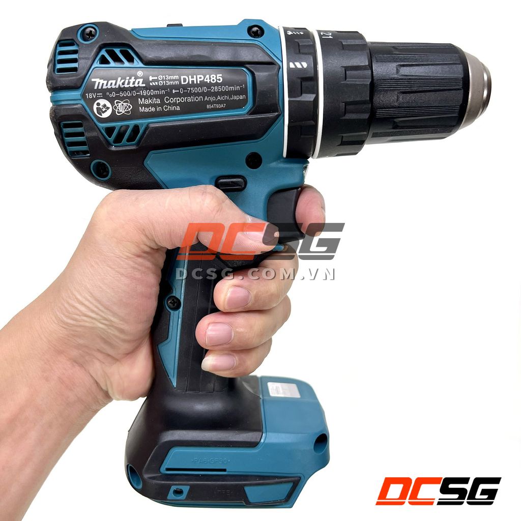 Máy khoan búa và vặn vít dùng pin LXT 18V Makita DHP485Z  | DCSG