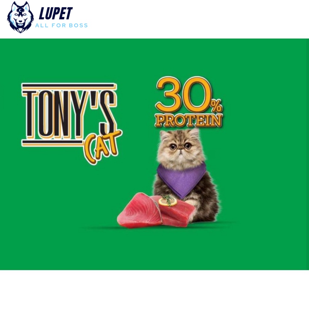 Combo 5 gói thức ăn cho mèo Tony Cat 500g nhập khẩu thái