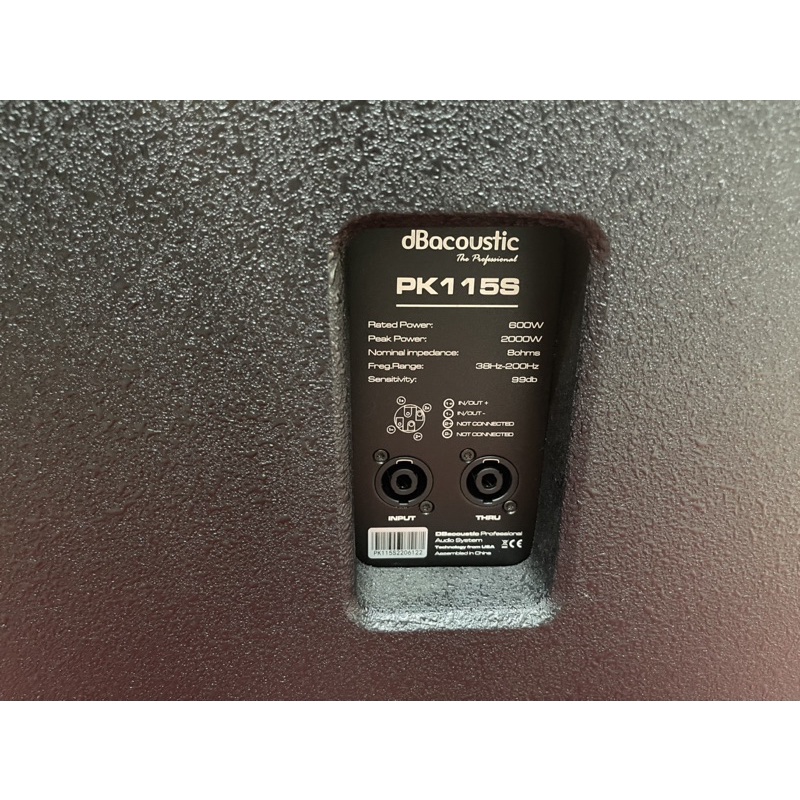 Sub hơi bass 40 dB acoustic DK115S phiên bản mới.Hàng chính hãng