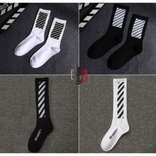 Tất Off White cao cổ