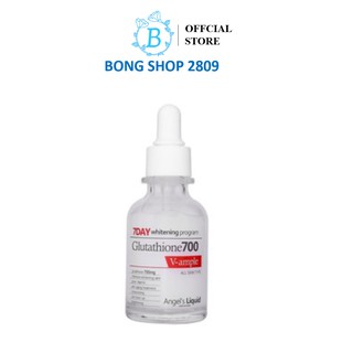 Huyết thanh dưỡng trắng và cấp ẩm Angel's Liquid 7Day Whitening Program Glutathione 700 V-Ample 30ml