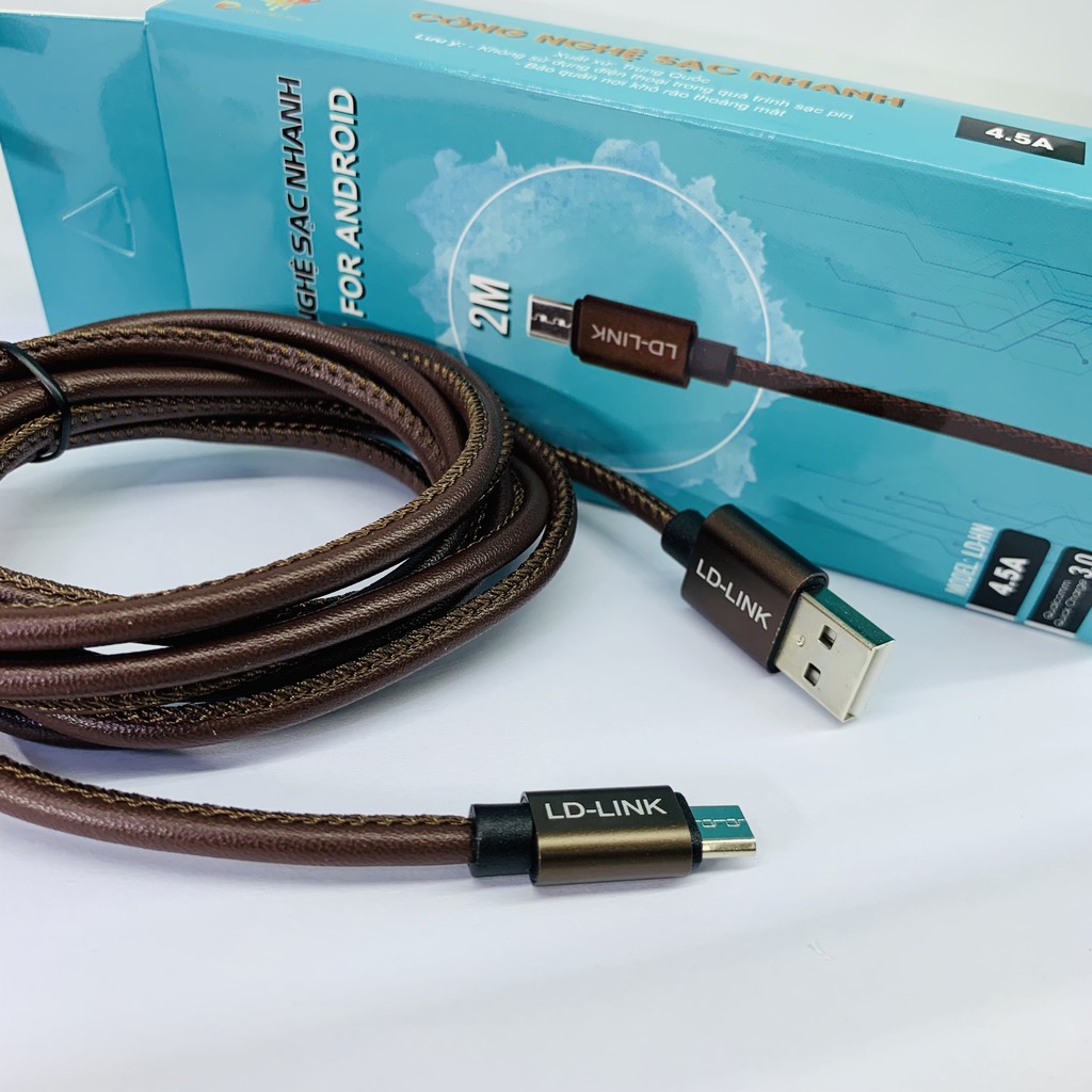 Dây cáp sạc Micro usb bọc dù HCX59 chính hãng, dùng cho điện thoại android/samsung/oppo/vivo/xiaomi/realme/redmi