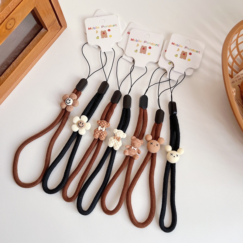 Dây đeo cổ tay chống rơi hình hoạt hình dễ thương thời trang cho điện thoại