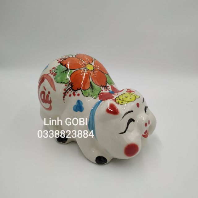 Lợn sứ dáng nằm (dài 25, rộng 18 cm) | BigBuy360 - bigbuy360.vn