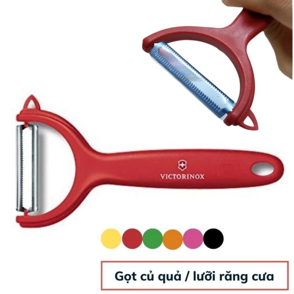 Nạo rau củ Victorinox lưỡi thẳng inox không gỉ [Nhập Đức]