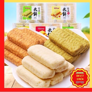 Bánh Gạo Vetrue, Bánh Gạo Đài Loan cao cấp, 3 vị Rau củ, Phô Mai, Trứng chảy gói 300gr