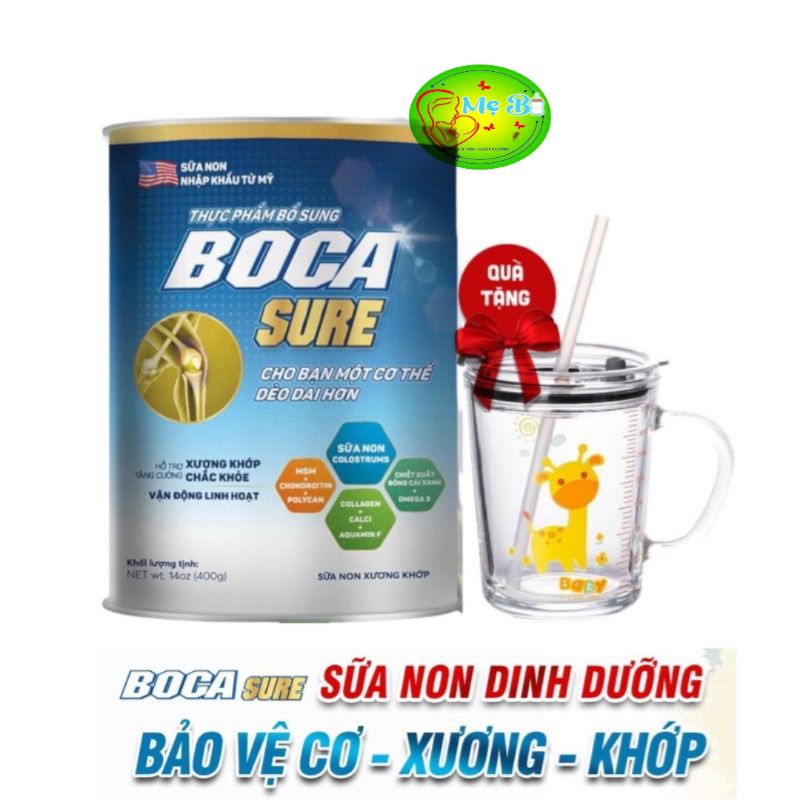 Sữa Boca Sure hỗ trợ xương khớp