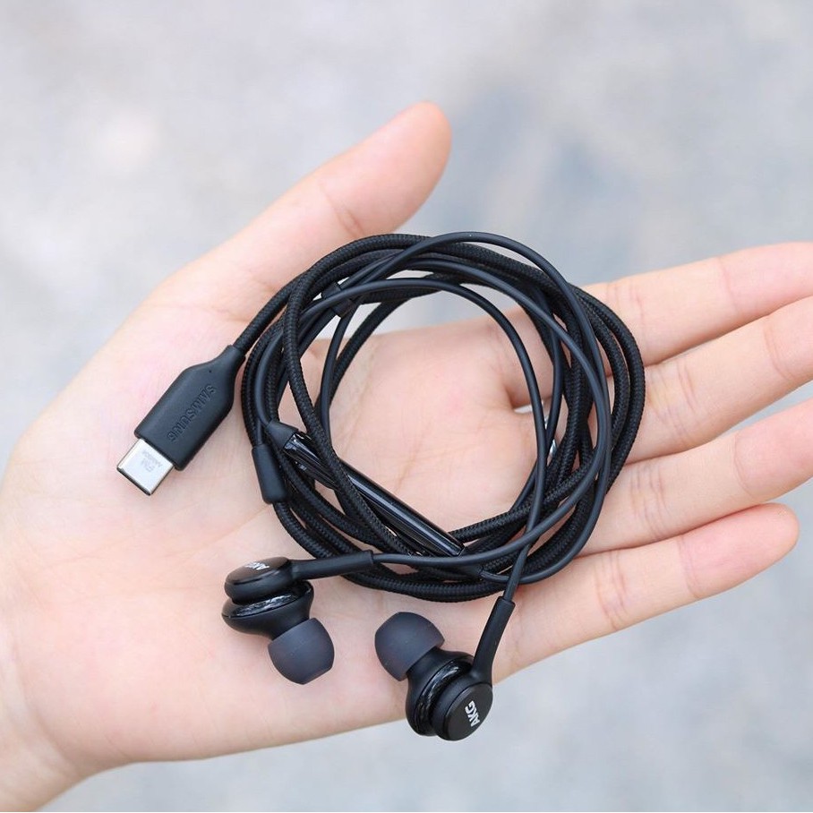 Tai Nghe AKG Note 10 Note 20 S20 Chân Type C Chính Hãng Note 10 Plus, S20 plus, S20 Ultra Kèm 4 Nút Phụ, Túi Đựng Cầm