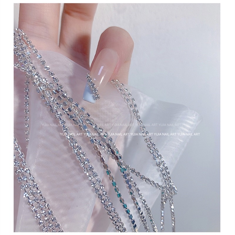Set dây xích đá gắn móng dành cho các tiệm nail THIÊN DI NAIL