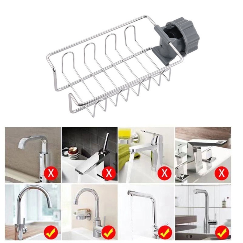 Giá Đỡ Xà Phòng / Miếng Rửa Chén Gắn Bồn Rửa Nhà Bếp / Phòng Tắm Tiện Lợi