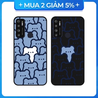 Ốp lưng vsmart joy 3/joy 4/active 3/bee 3/live/...dẻo đen hình icon gấu