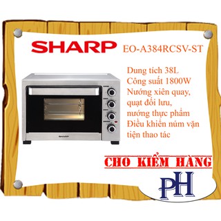 Lò nướng sharp eo-a384rcsv-st 38 lít