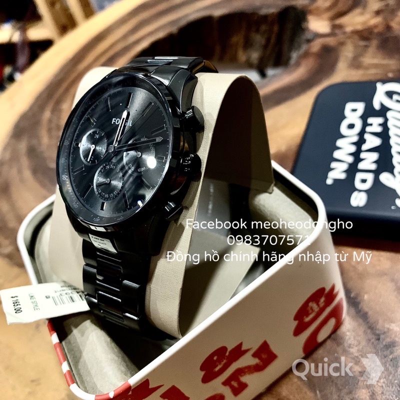 ĐỒNG HỒ NAM FOSSIL SULLIVAN MULTIFUNCTION BLACK